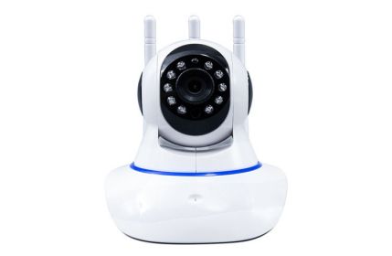 Intelligent Rotary Head Shaker Wifi Remote Wireless Network Three Antenna Camera Home Monitoring Hd Night Vision (Option: 780 p UK)